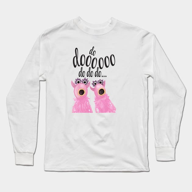 Do Dooooo Do Do Do....Muppets Long Sleeve T-Shirt by BlackBunnyDesignStudio